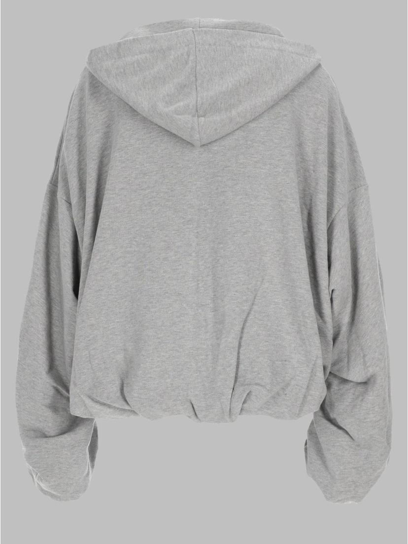 FELPA IN COTONE CON ZIP