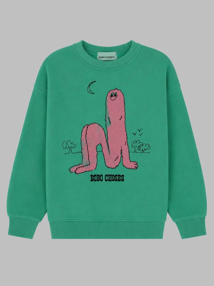 long puff sweatshirt