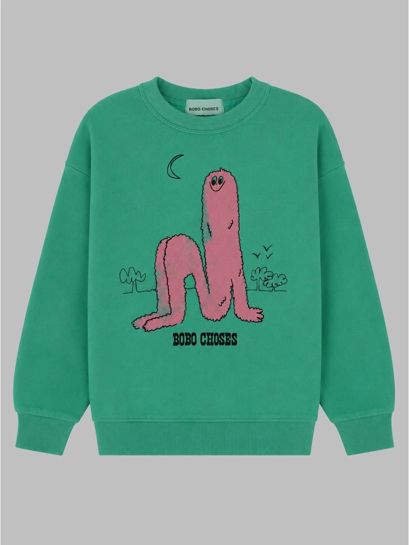 long puff sweatshirt