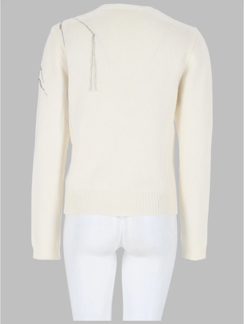 CARDIGAN CON RICAMO STRASS