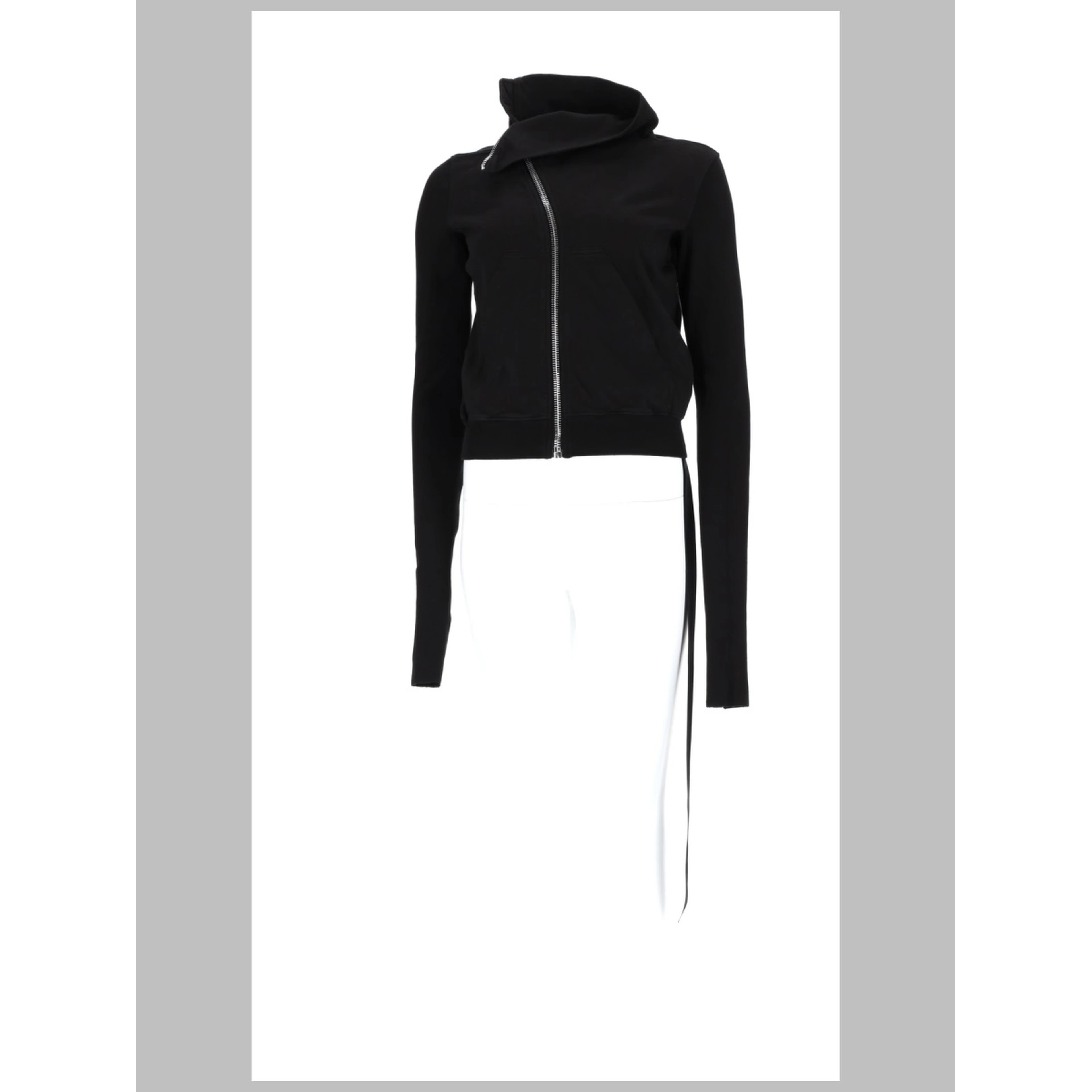 FELPA "MOUNTAIN" CON ZIP ASIMMETRICA