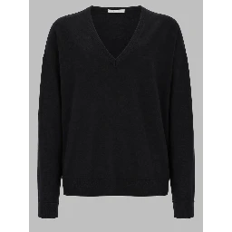 MAGLIA IN CASHMERE CON SCOLLO A V