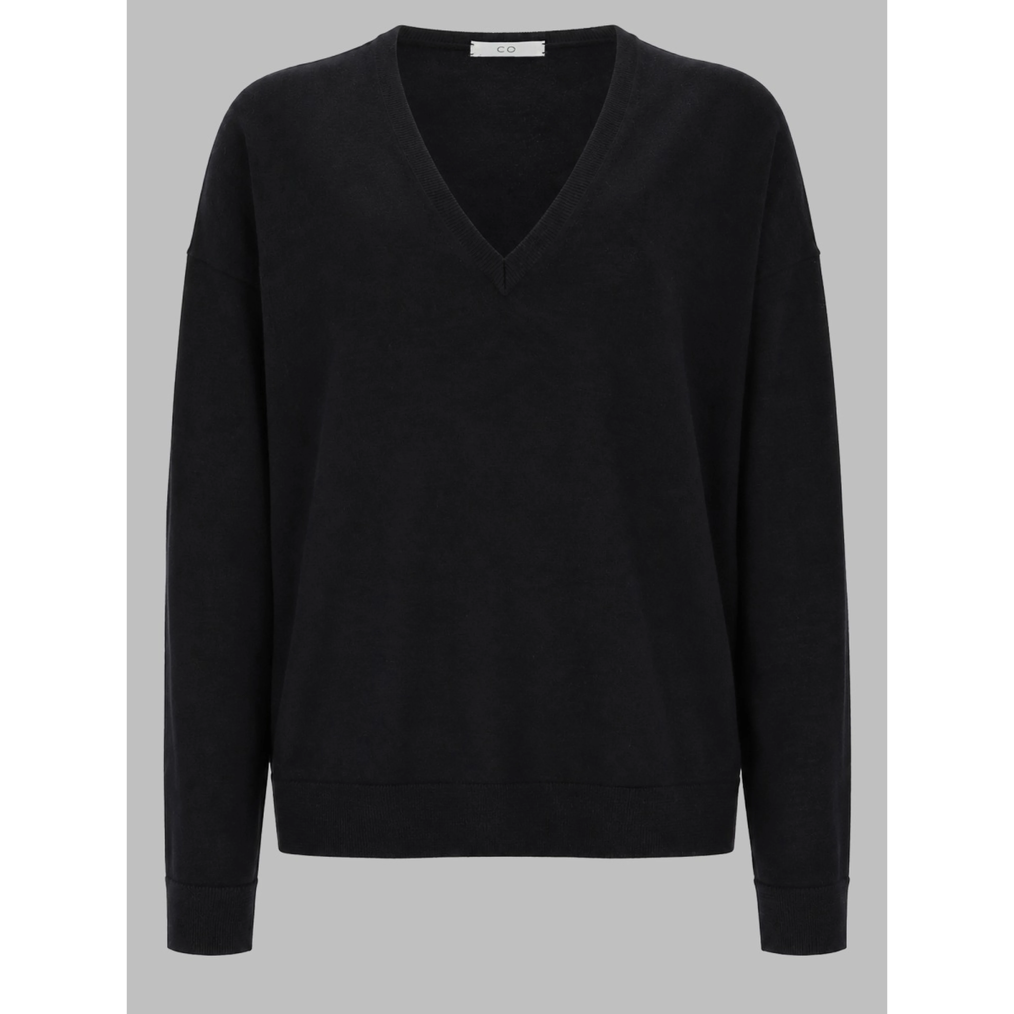 MAGLIA IN CASHMERE CON SCOLLO A V