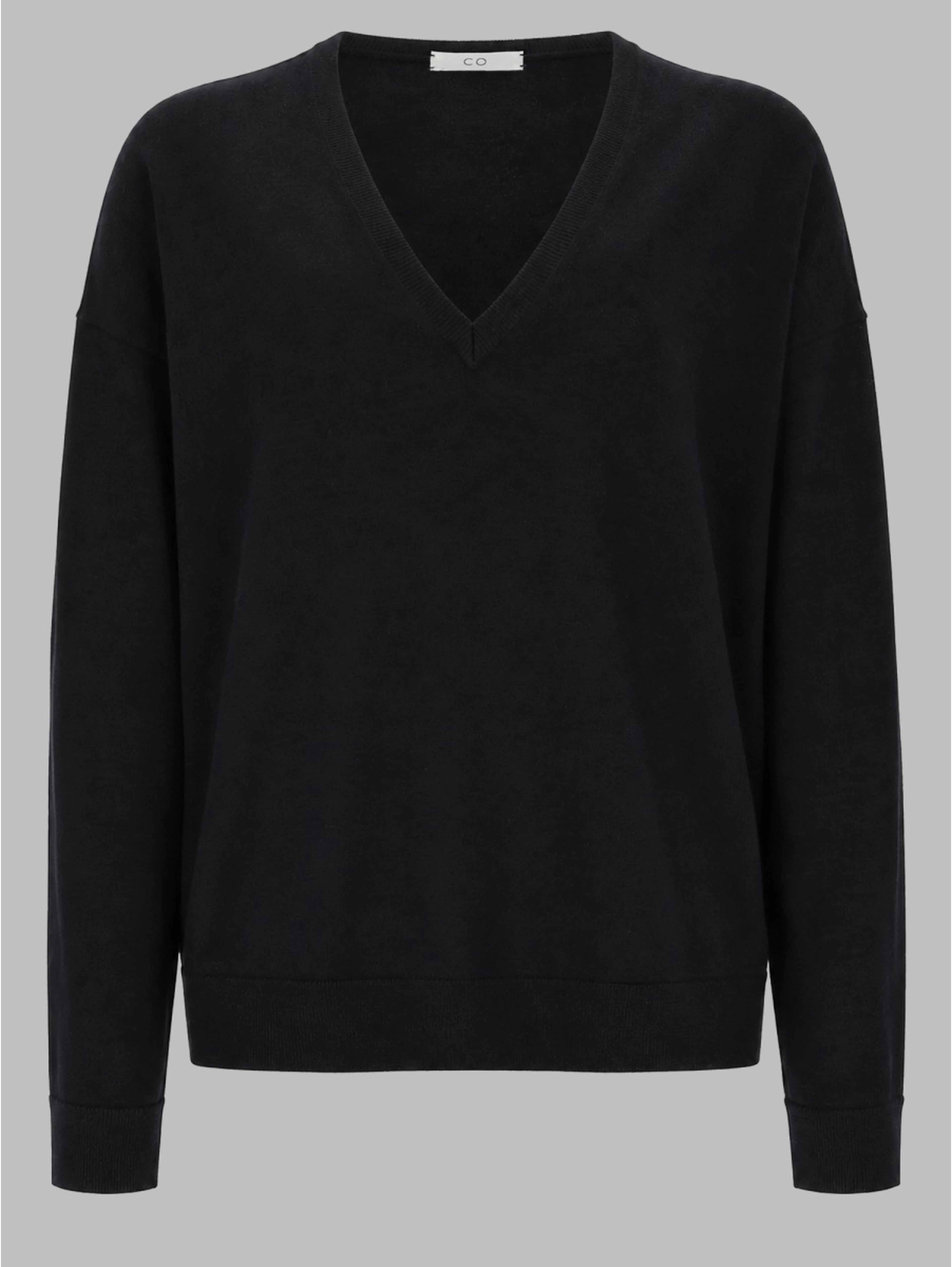 MAGLIA IN CASHMERE CON SCOLLO A V