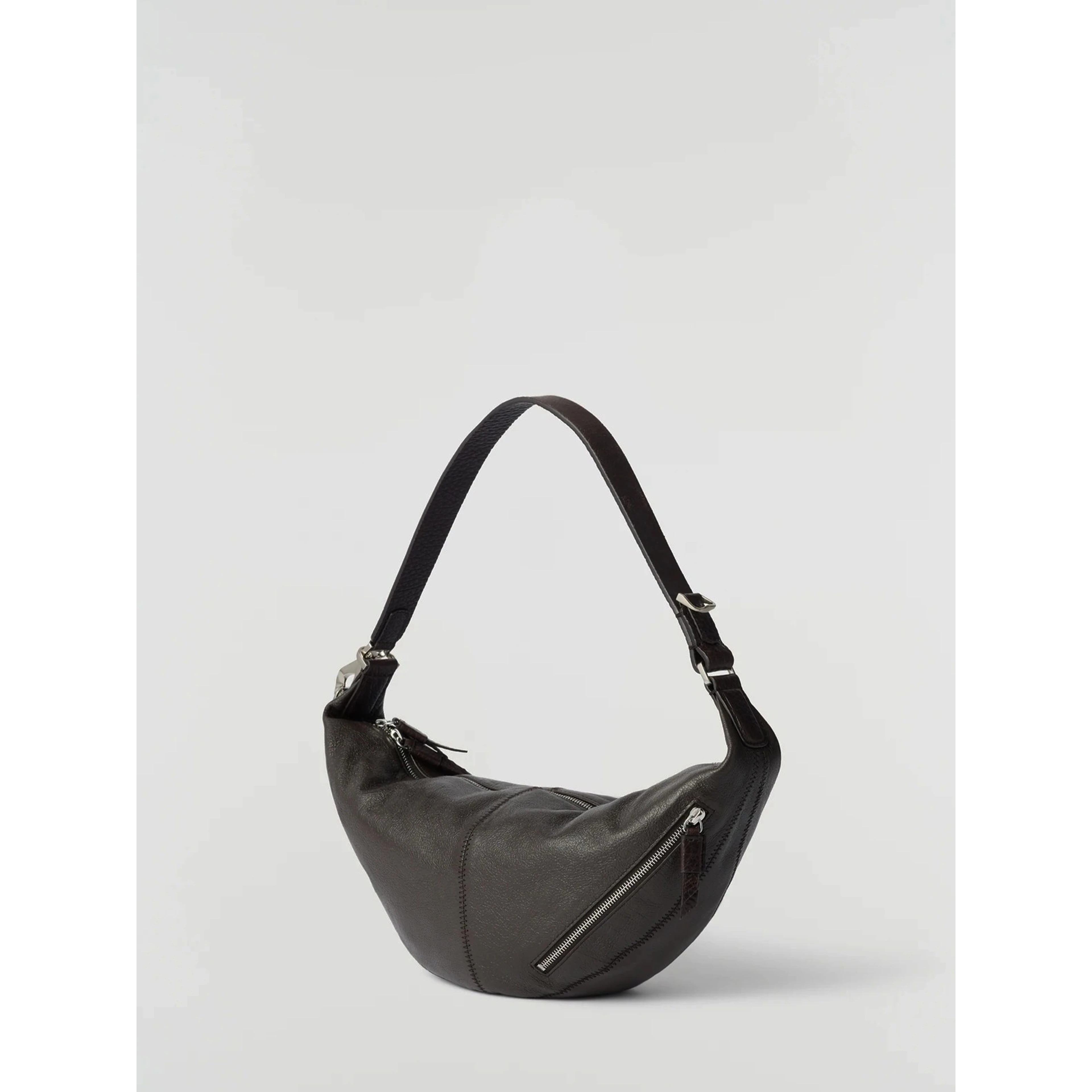 Dark Chocolate Quiver Clip mini bag