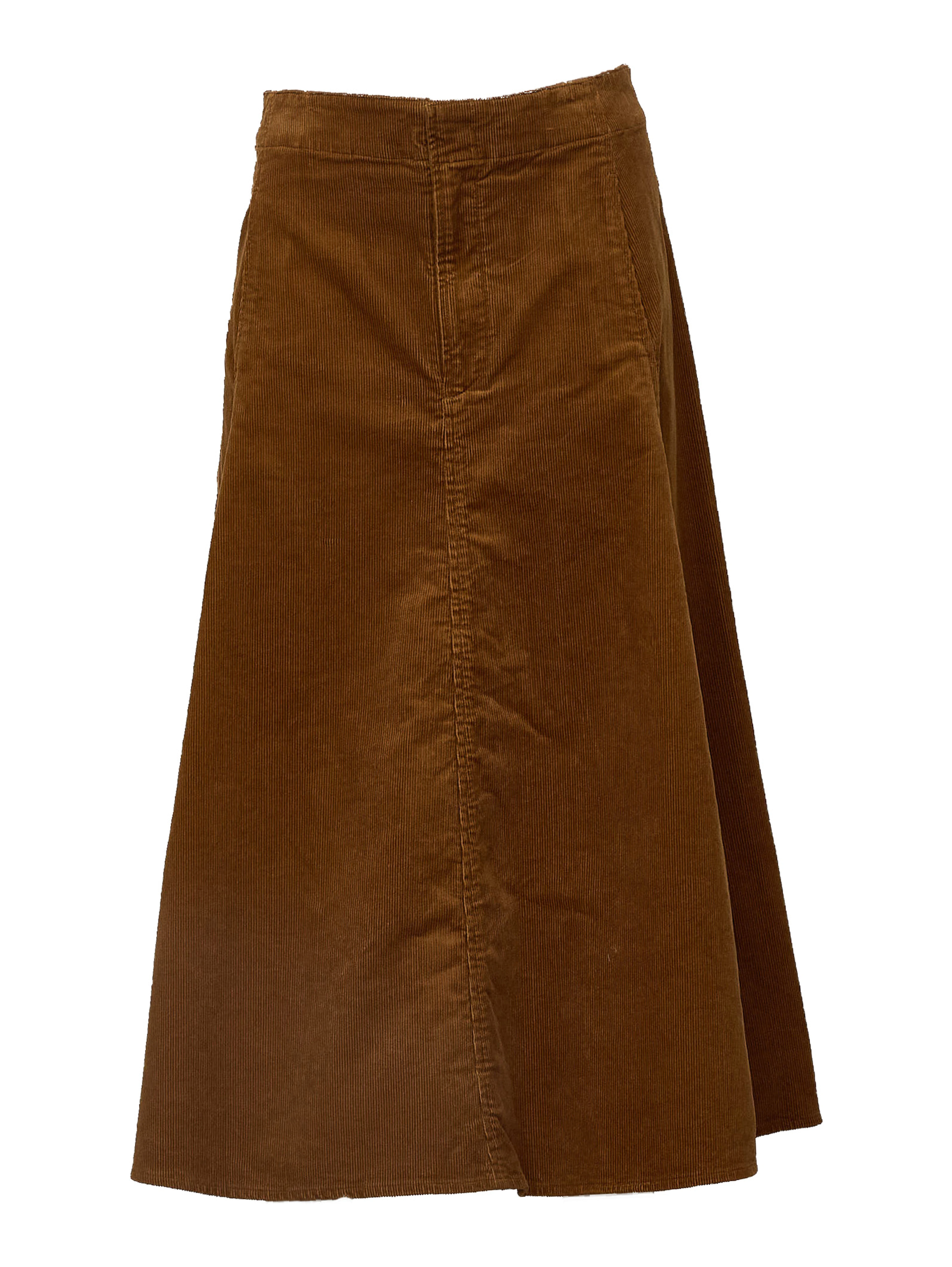 Woven A Line Skirt Stretch Cord