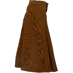 Woven A Line Skirt Stretch Cord