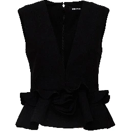 Fleuri V-Neck Flower Top