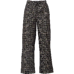 Pantaloni Lunghi Vischio In Flanella Pura Lana