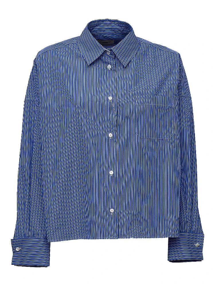 Camicia Ovatta Popeline Puro Cotone