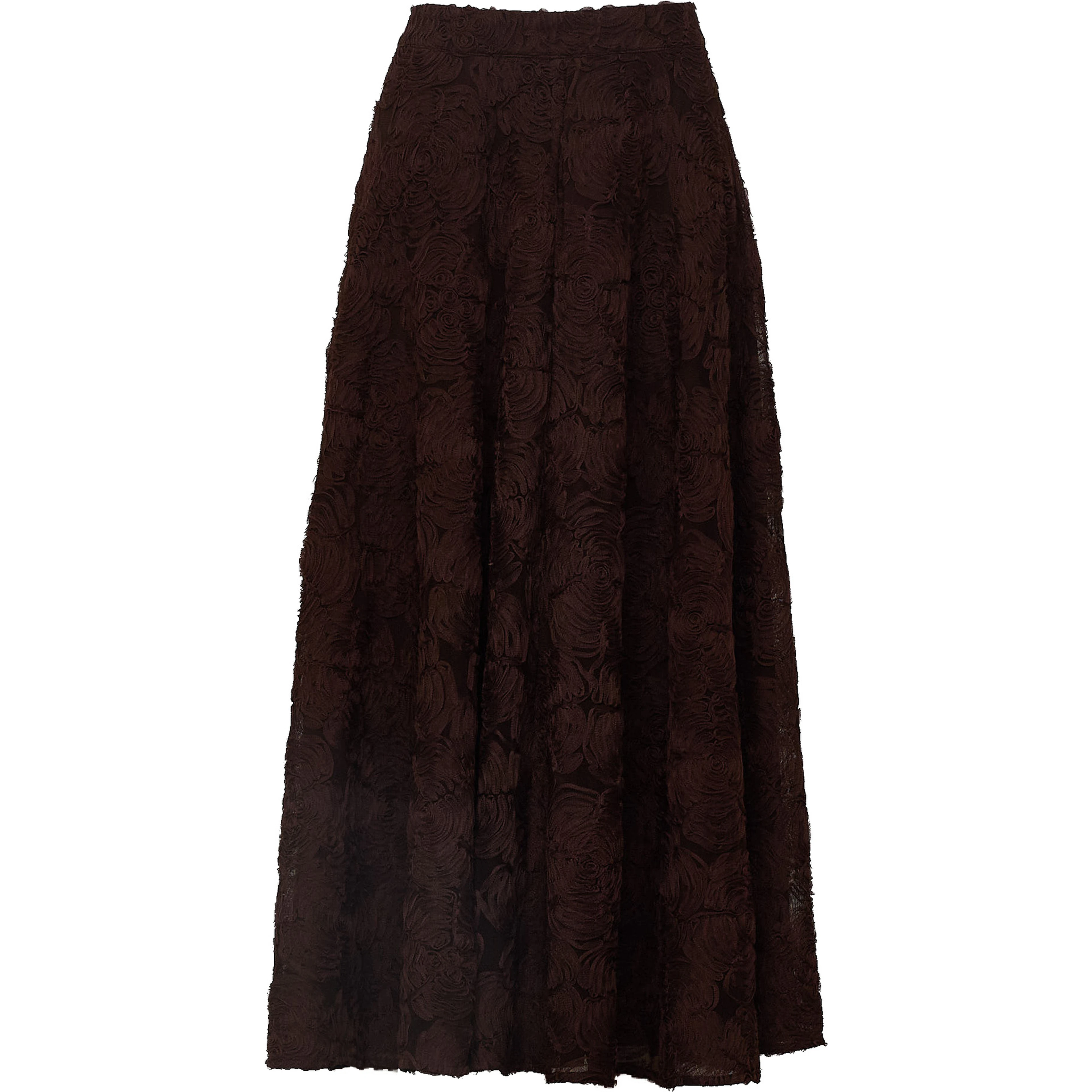 Berty Flower Mesh Sun Skirt