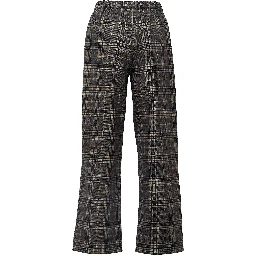 Pantaloni Lunghi Vischio In Flanella Pura Lana