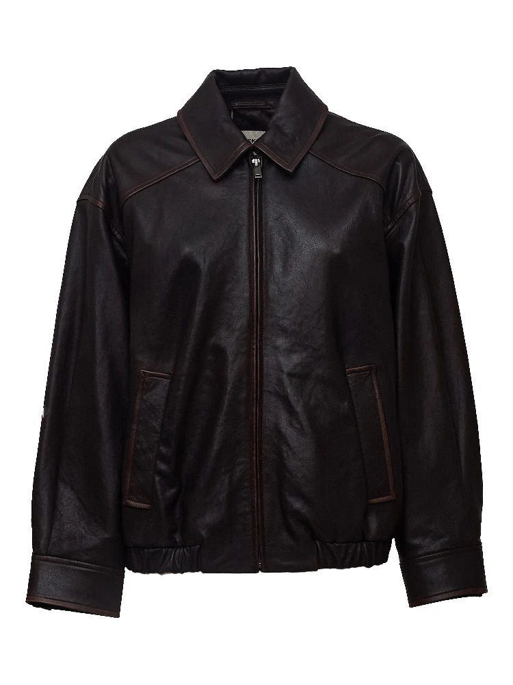 Giacca In Pelle Cose In Nappa Vegetal