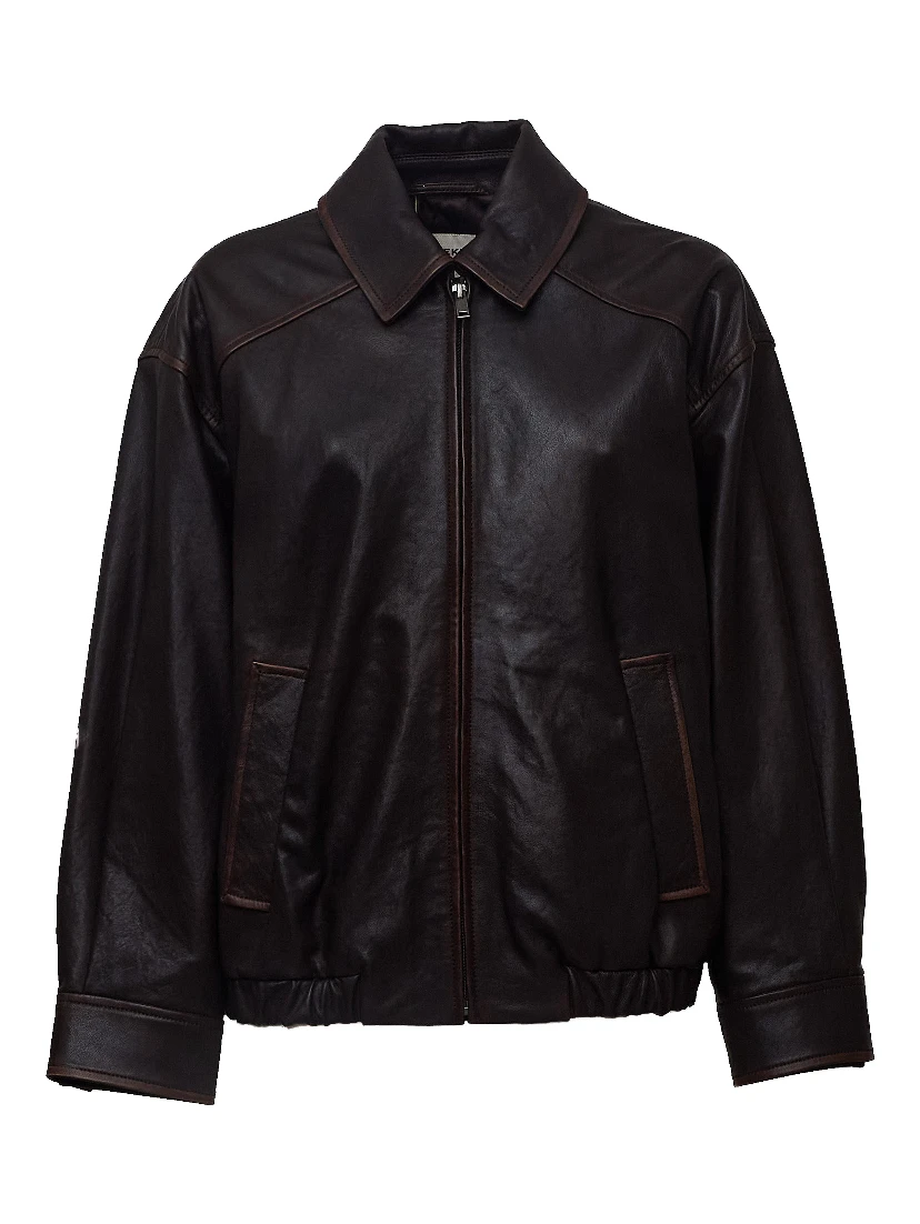 Giacca In Pelle Cose In Nappa Vegetal