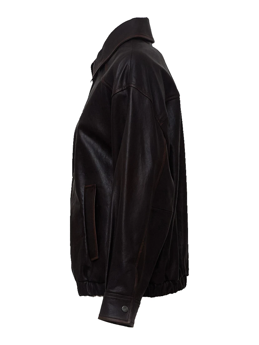 Giacca In Pelle Cose In Nappa Vegetal