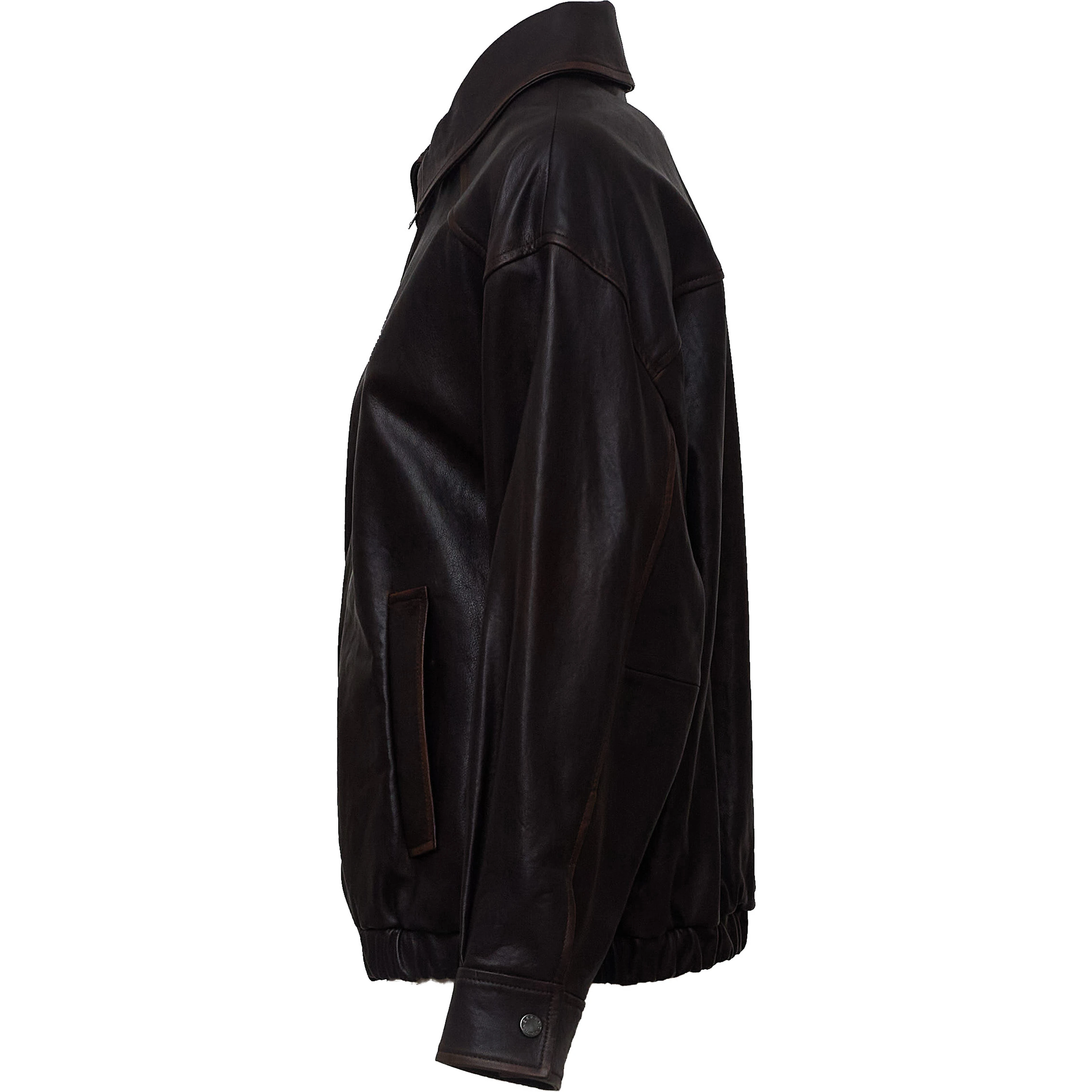 Giacca In Pelle Cose In Nappa Vegetal