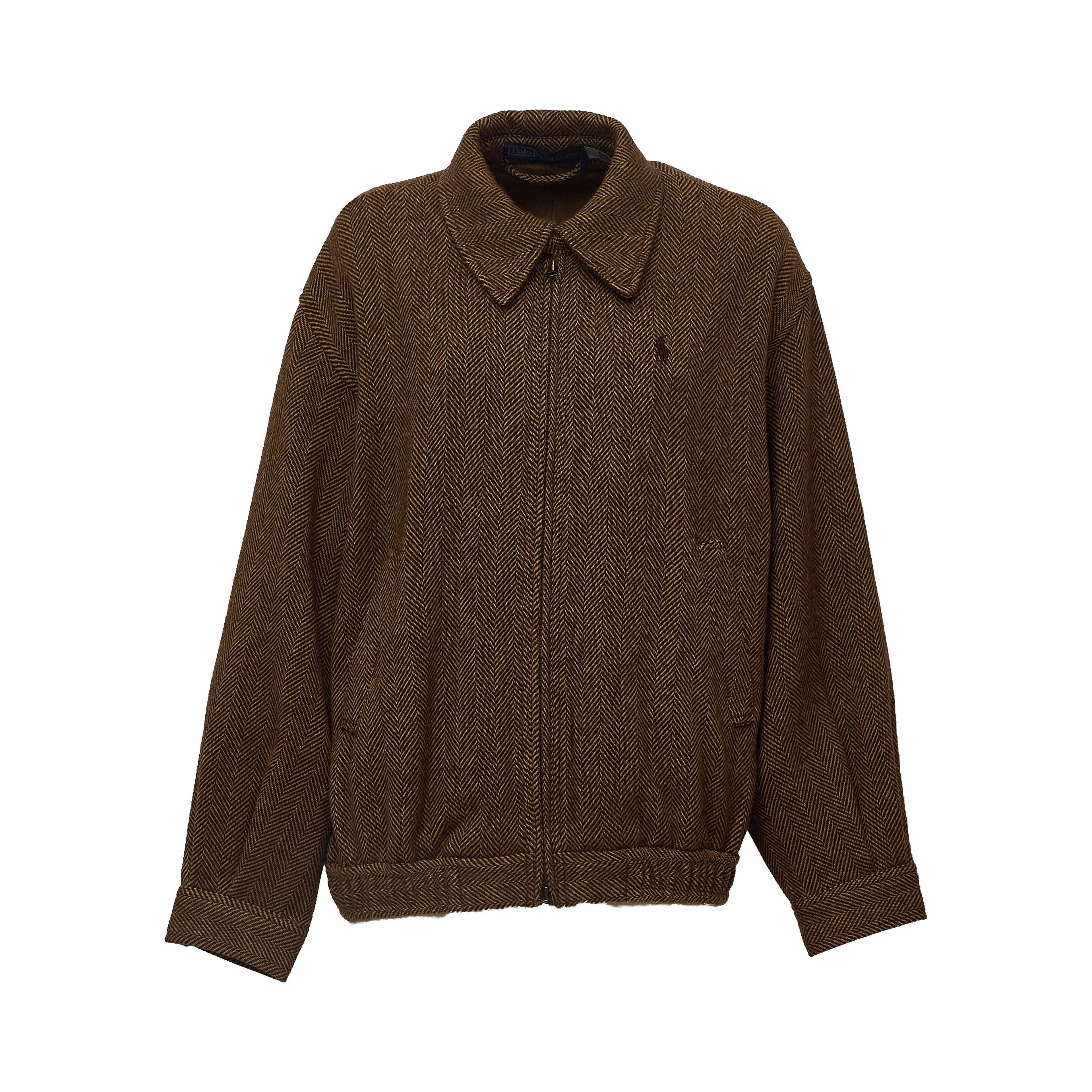 Woven Bomber Coat Wool Twill
