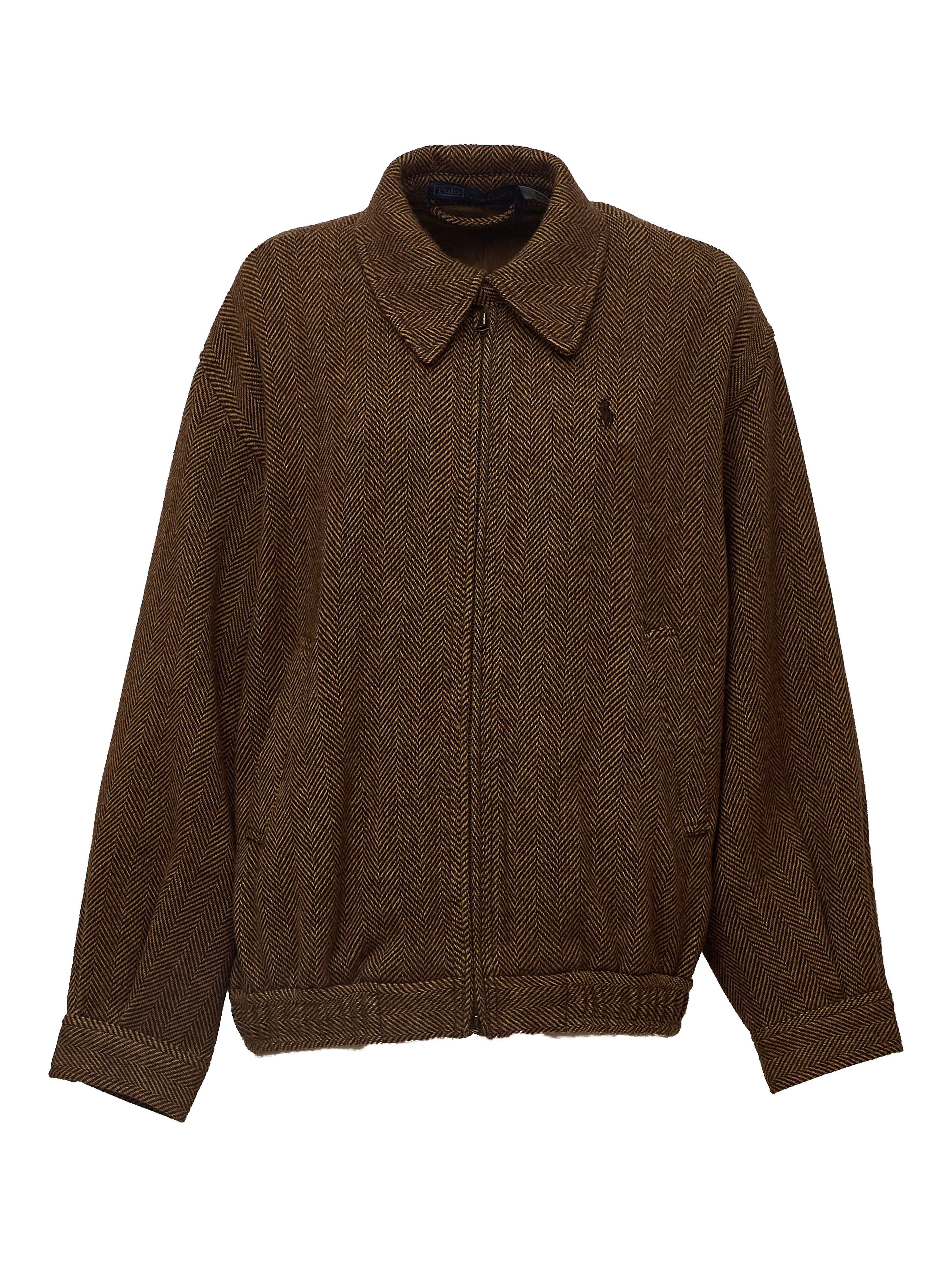 Woven Bomber Coat Wool Twill