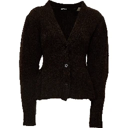 Pivot Knit Peplum Cardigan
