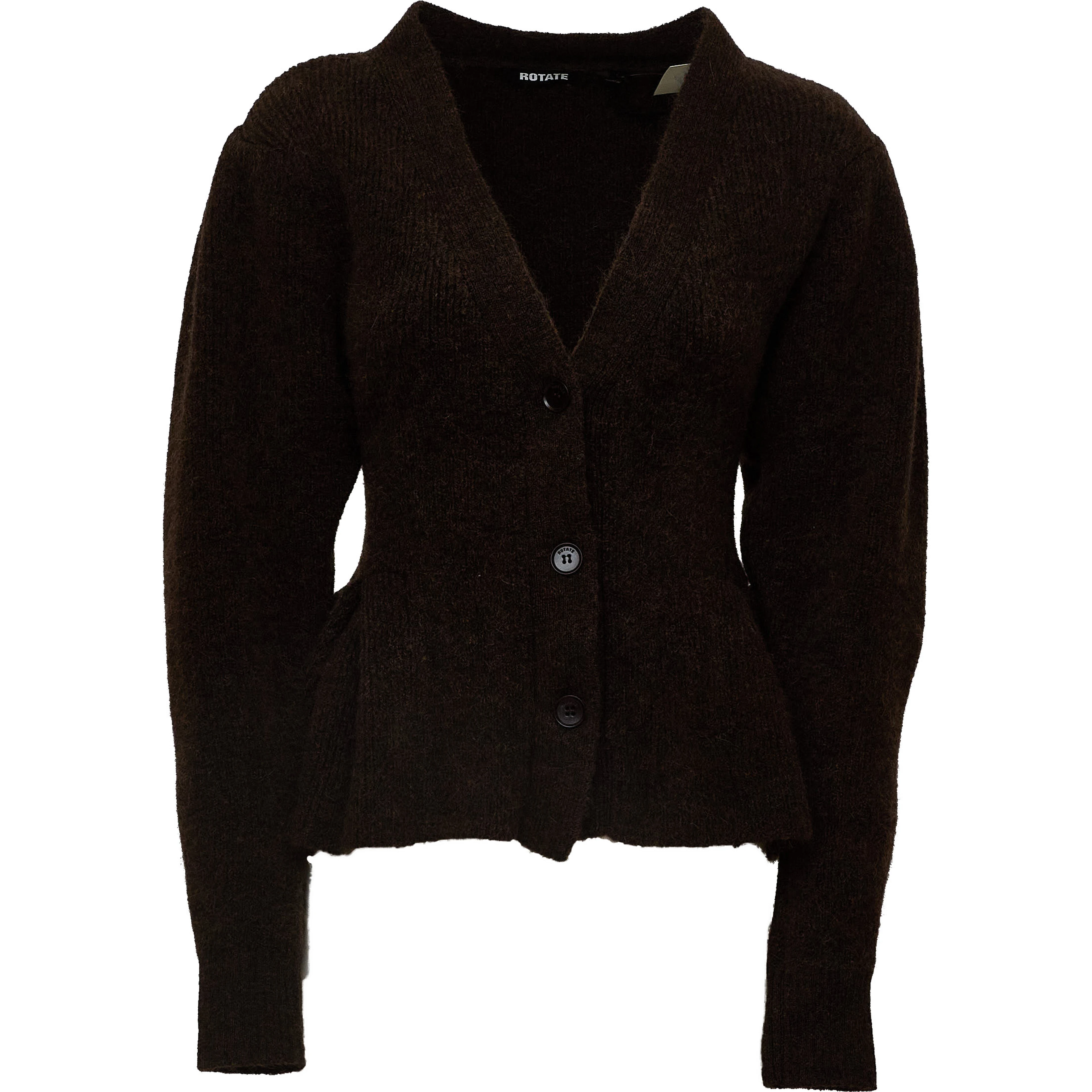 Pivot Knit Peplum Cardigan