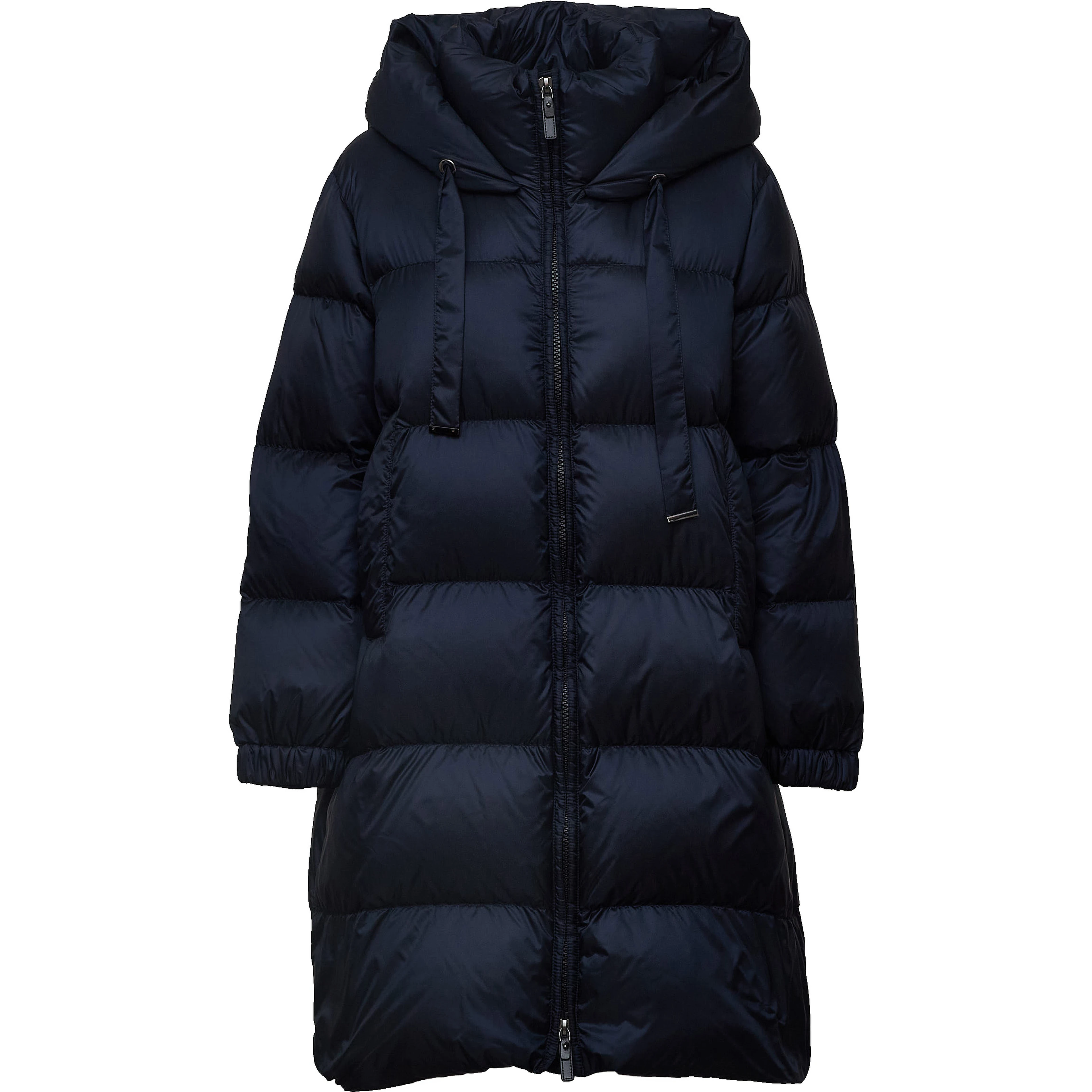 Imbottito Lungo Marte In Tela Antigoccia, Downproof