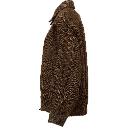 Woven Bomber Coat Wool Twill