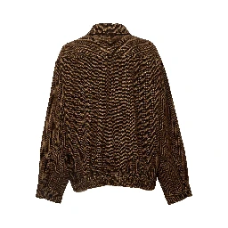 Woven Bomber Coat Wool Twill