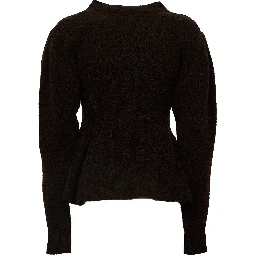 Pivot Knit Peplum Cardigan