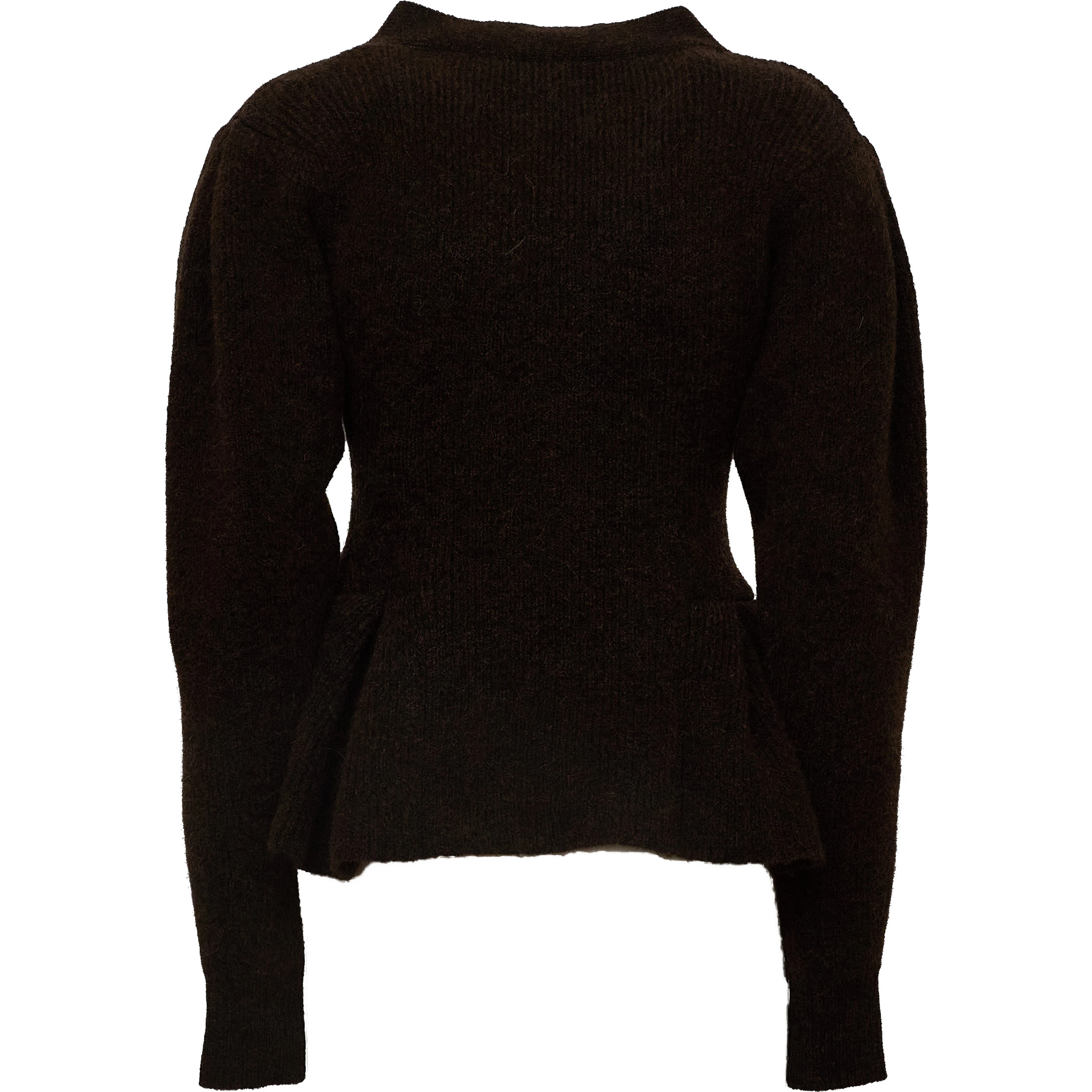 Pivot Knit Peplum Cardigan