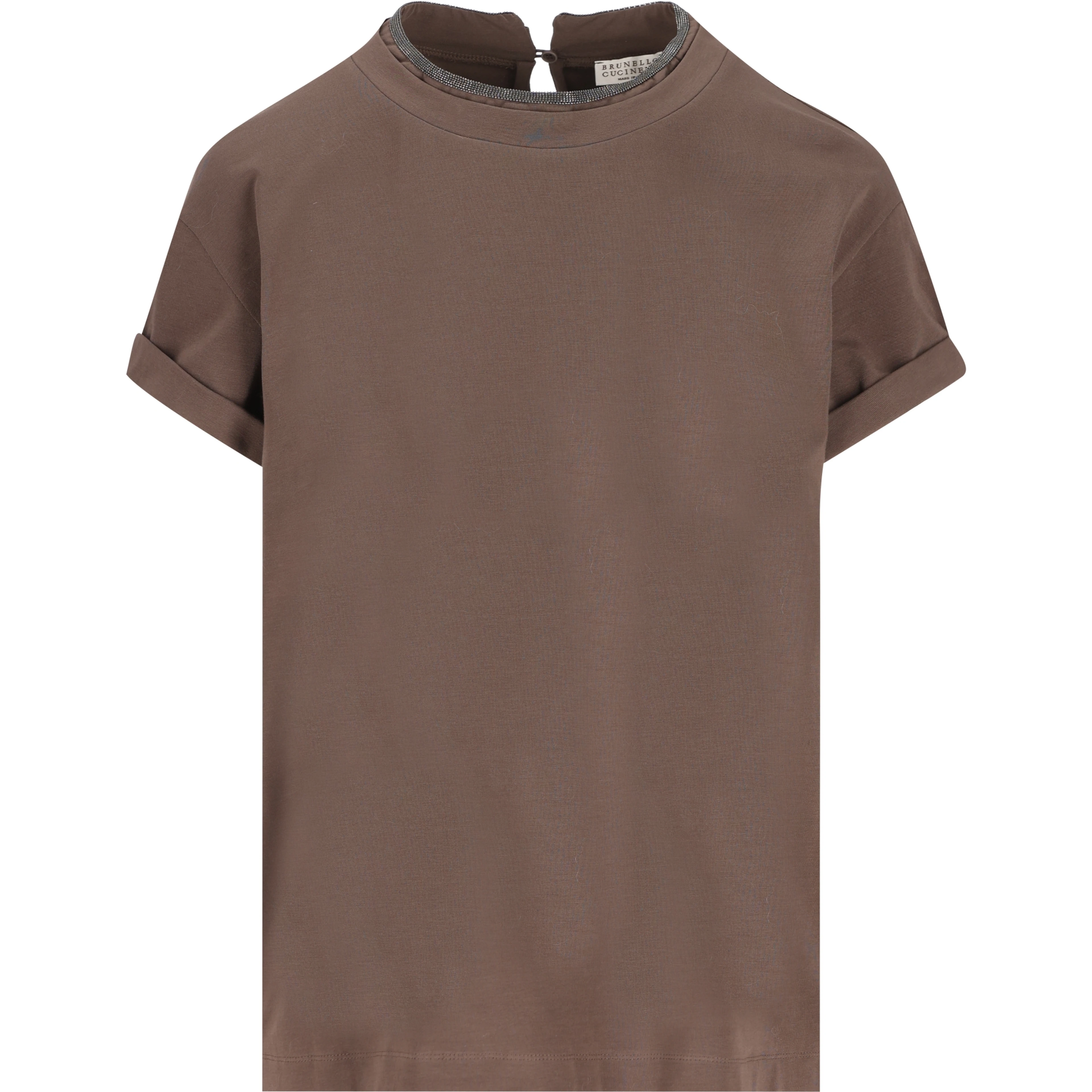 Brunello Cucinelli T-shirts and Polos Brown