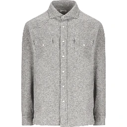Brunello Cucinelli Shirts Grey