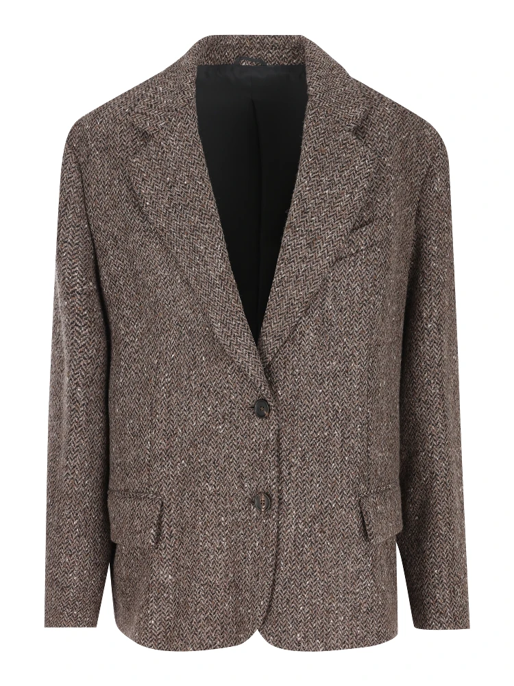 Brunello Cucinelli Jackets Brown/black