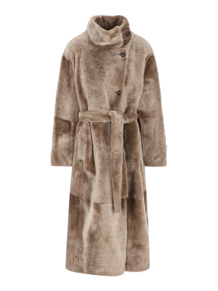 Brunello Cucinelli Coats Beige