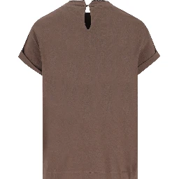 Brunello Cucinelli T-shirts and Polos Brown