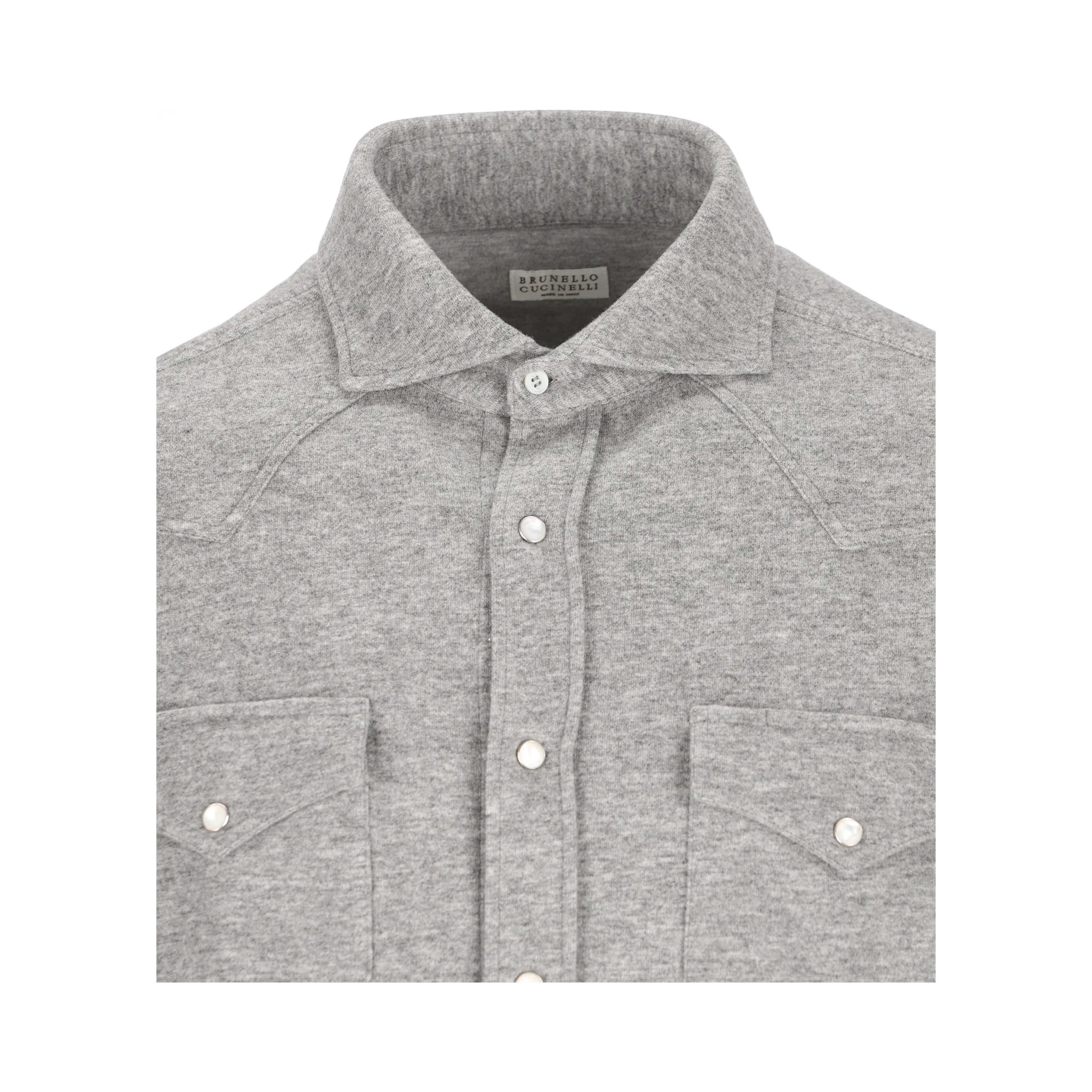 Brunello Cucinelli Shirts Grey