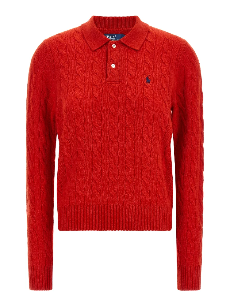 Multicolor Wool Polo Shirt