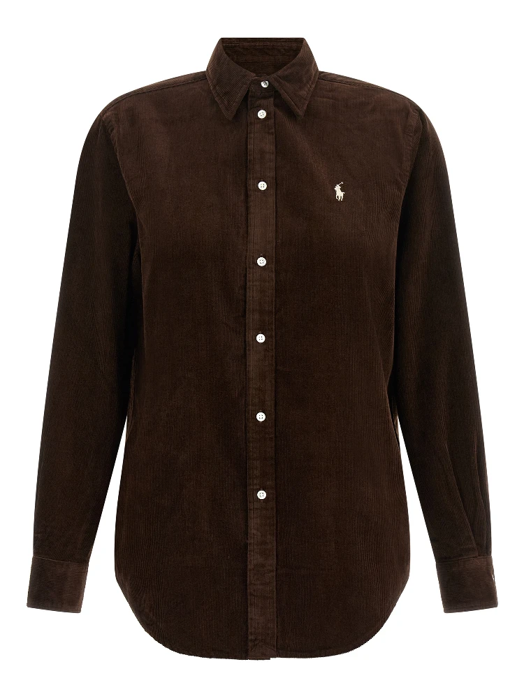 Brown Cotton Blouse