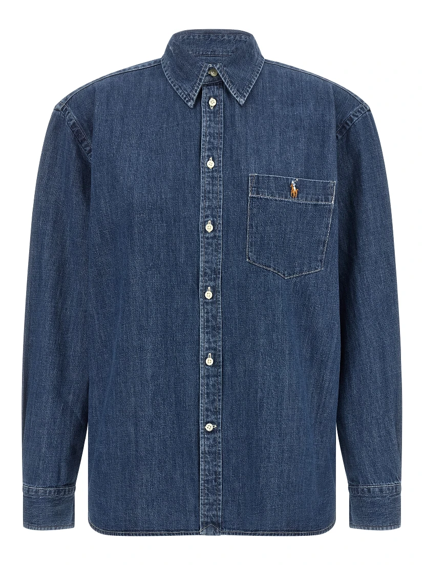 Blue Cotton Blouse