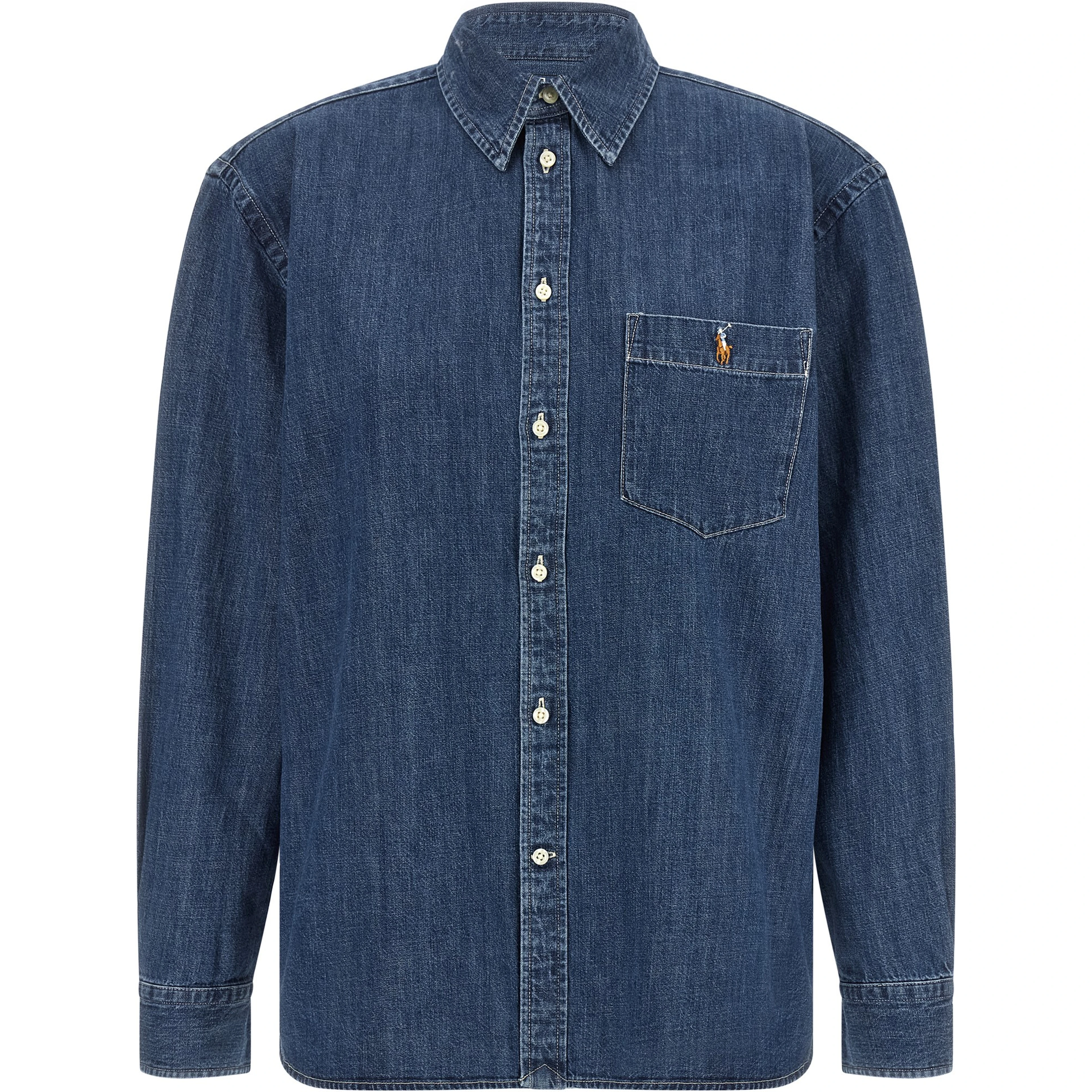Blue Cotton Blouse