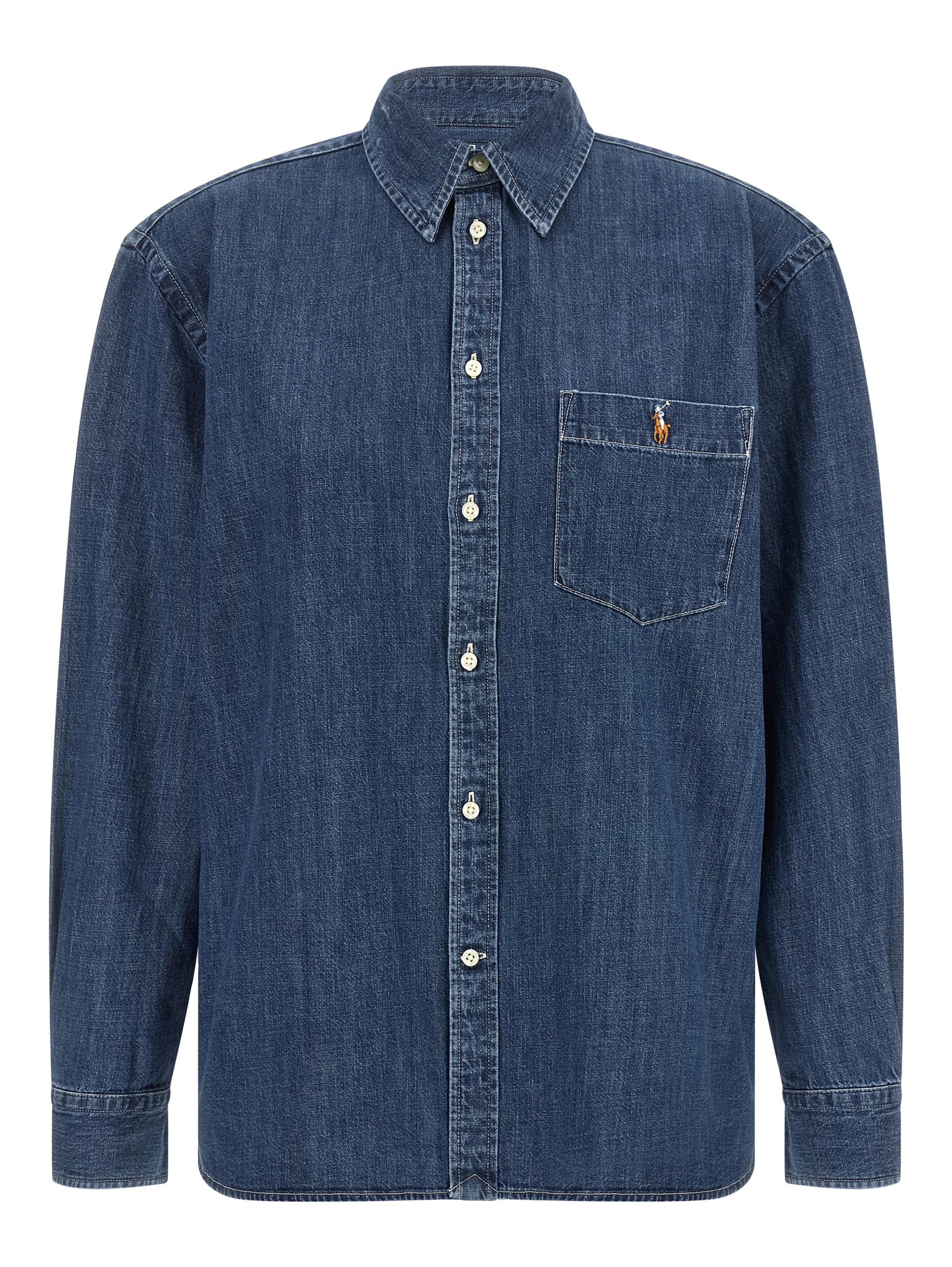Blue Cotton Blouse