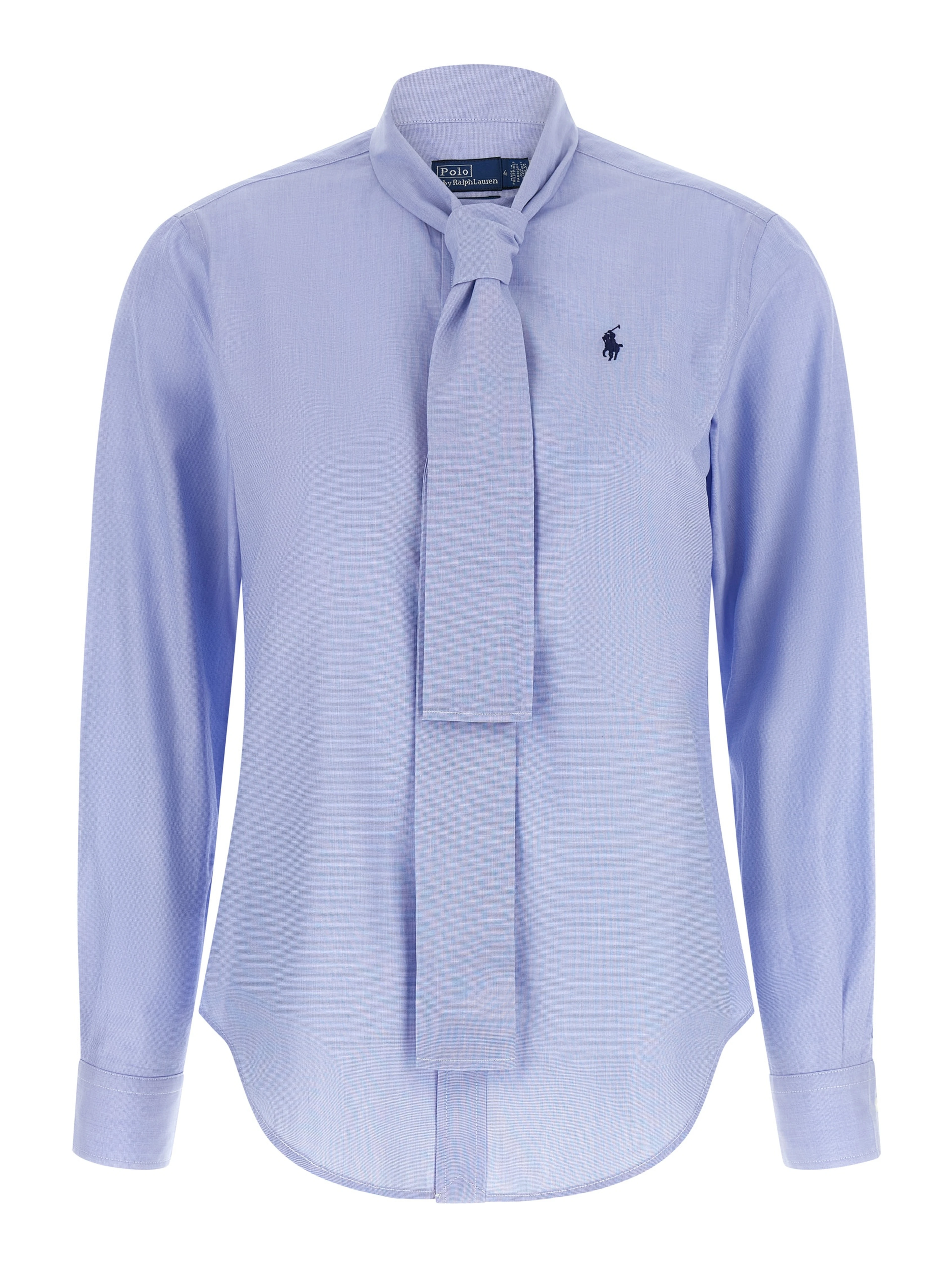 Blue Cotton Blouse