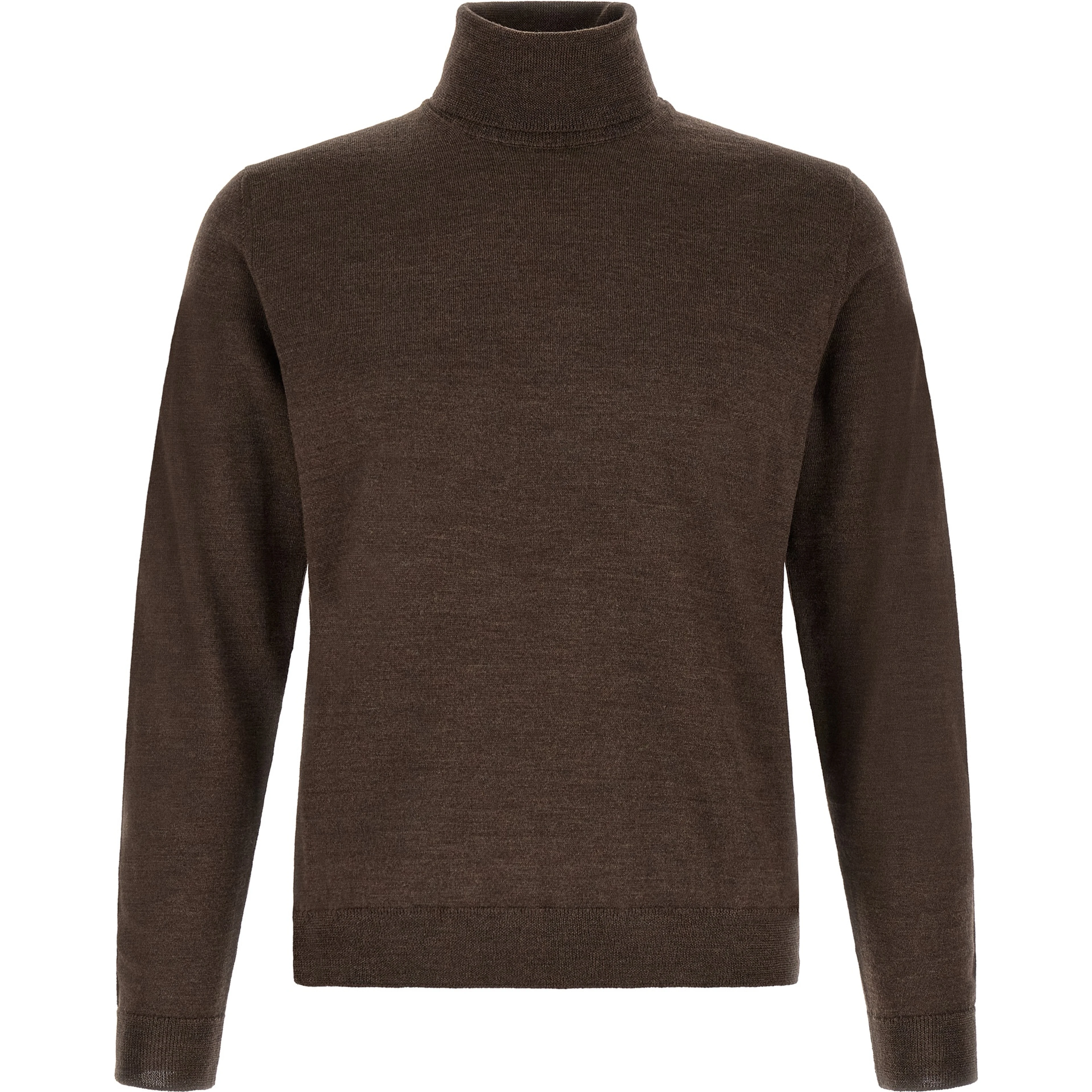 Brown Virgin Wool Cardigan