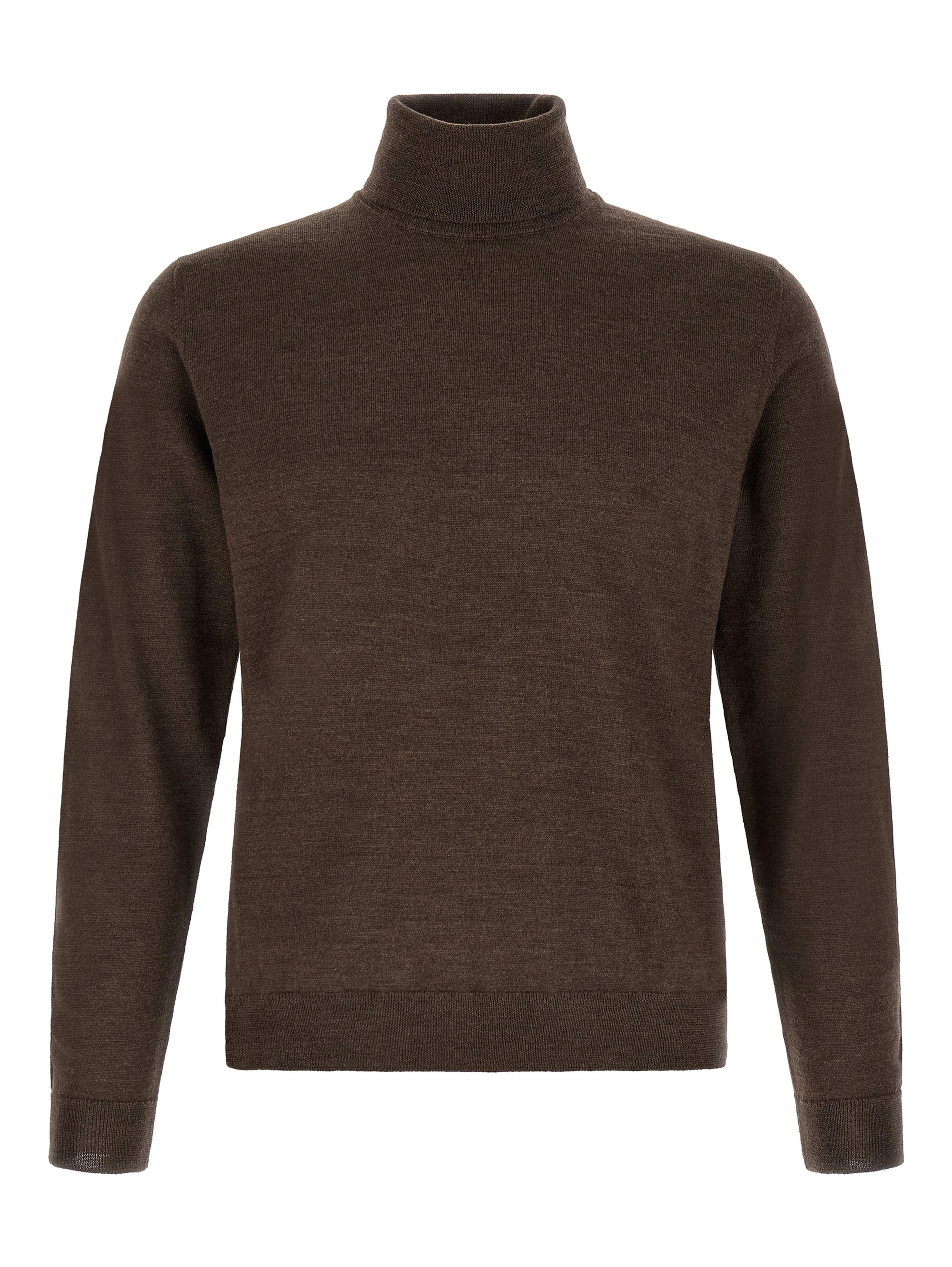 Brown Virgin Wool Cardigan