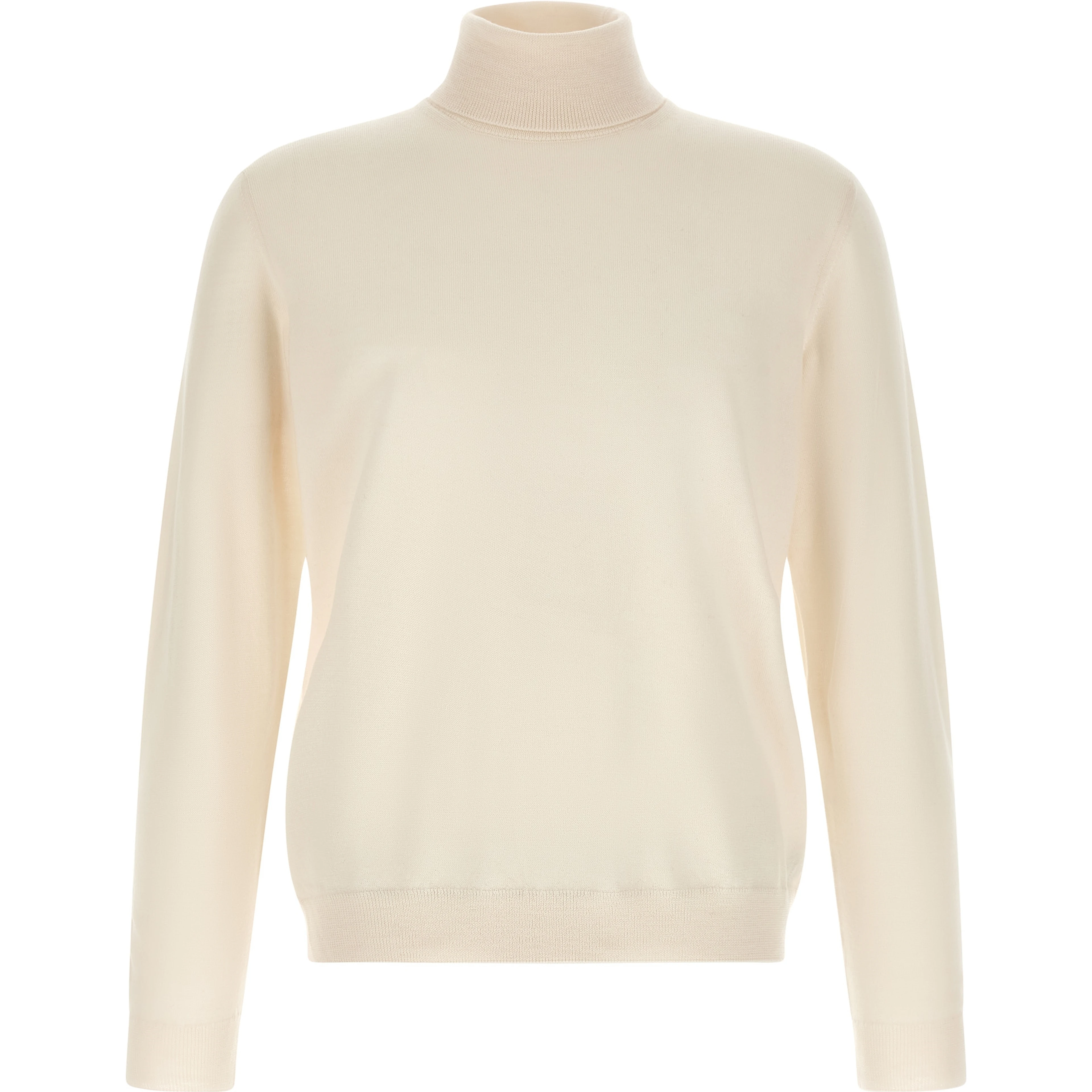 White Virgin Wool Cardigan