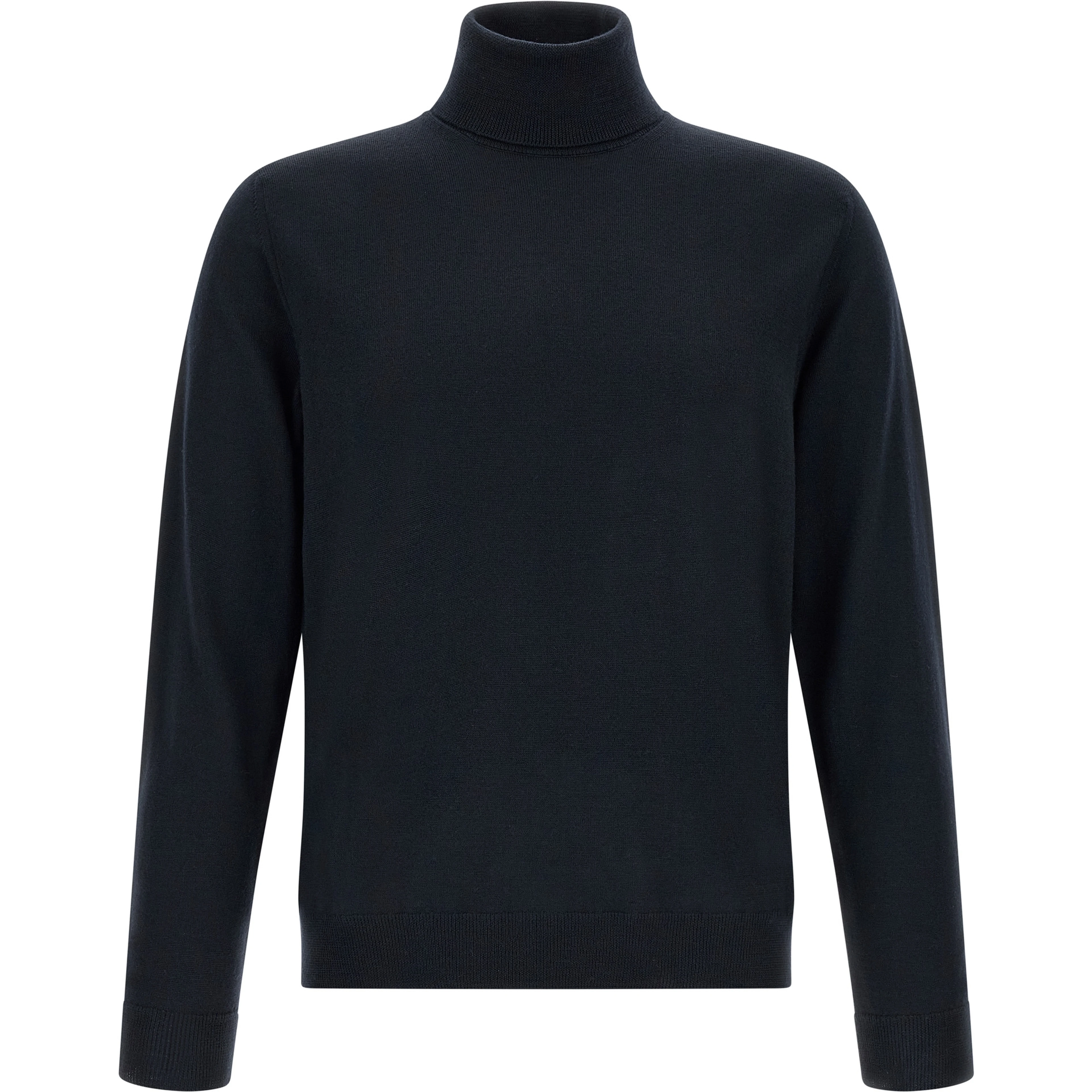 Blue Virgin Wool Cardigan