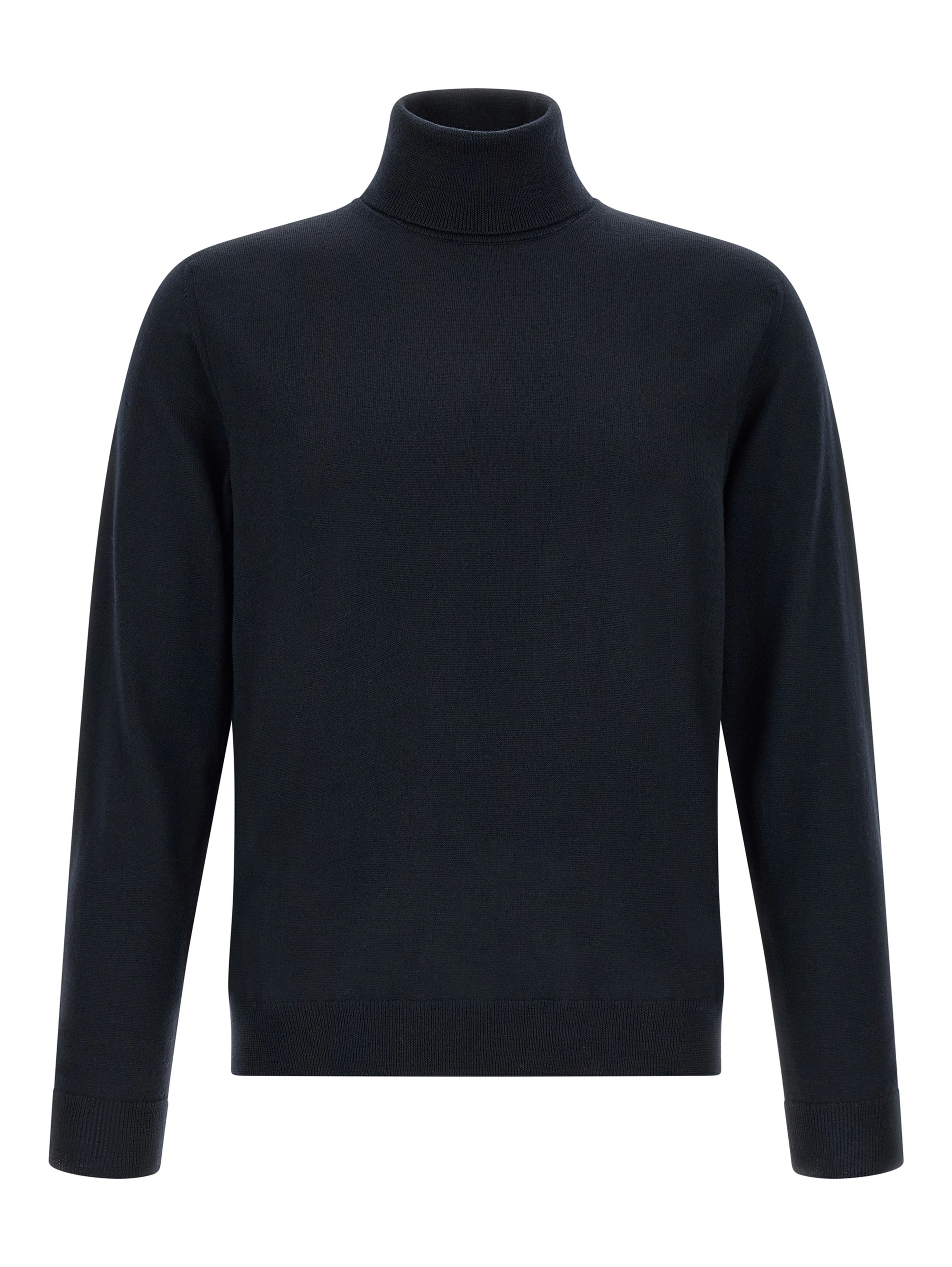 Blue Virgin Wool Cardigan