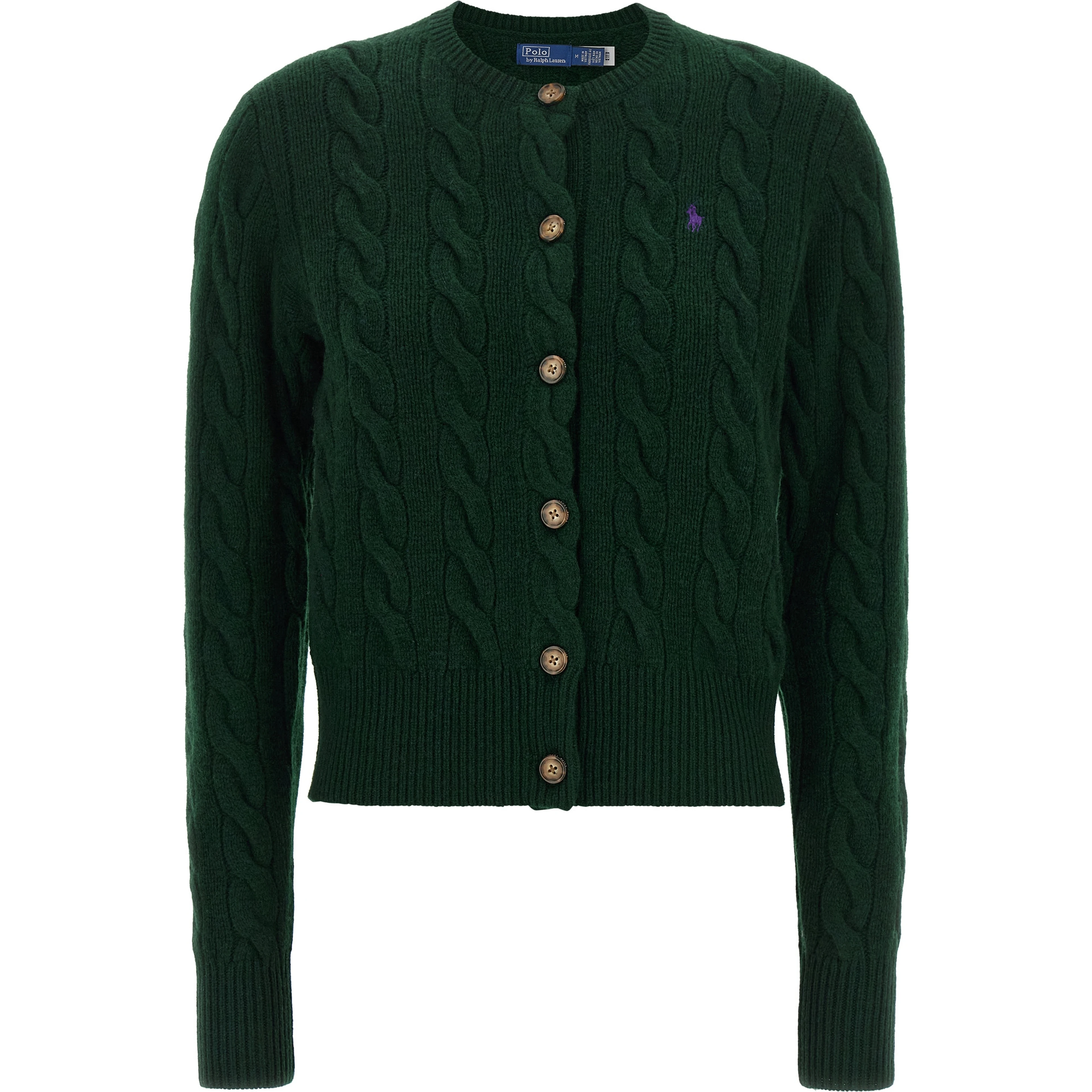 Bicolor Wool Cardigan