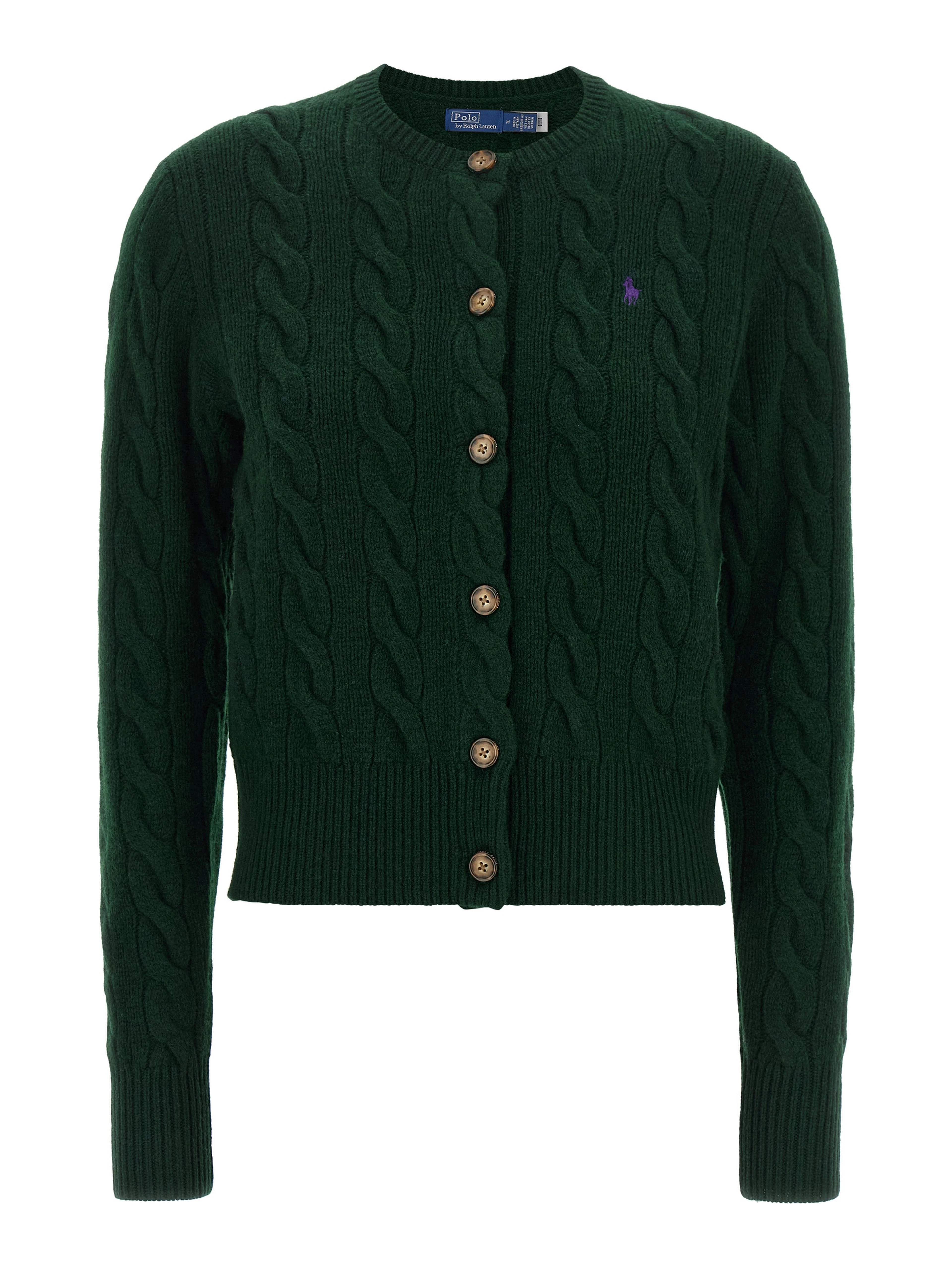 Bicolor Wool Cardigan