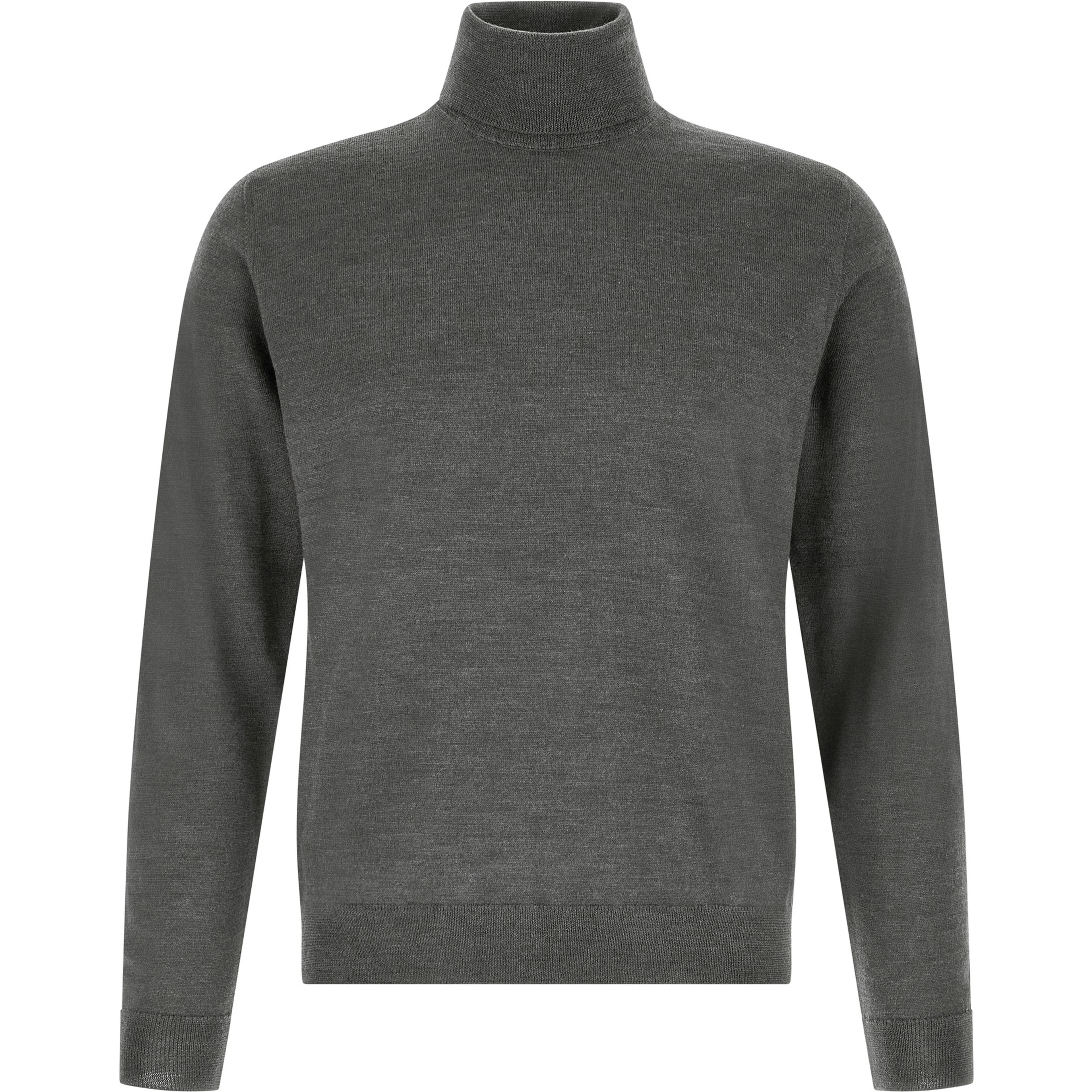Gray Virgin Wool Cardigan