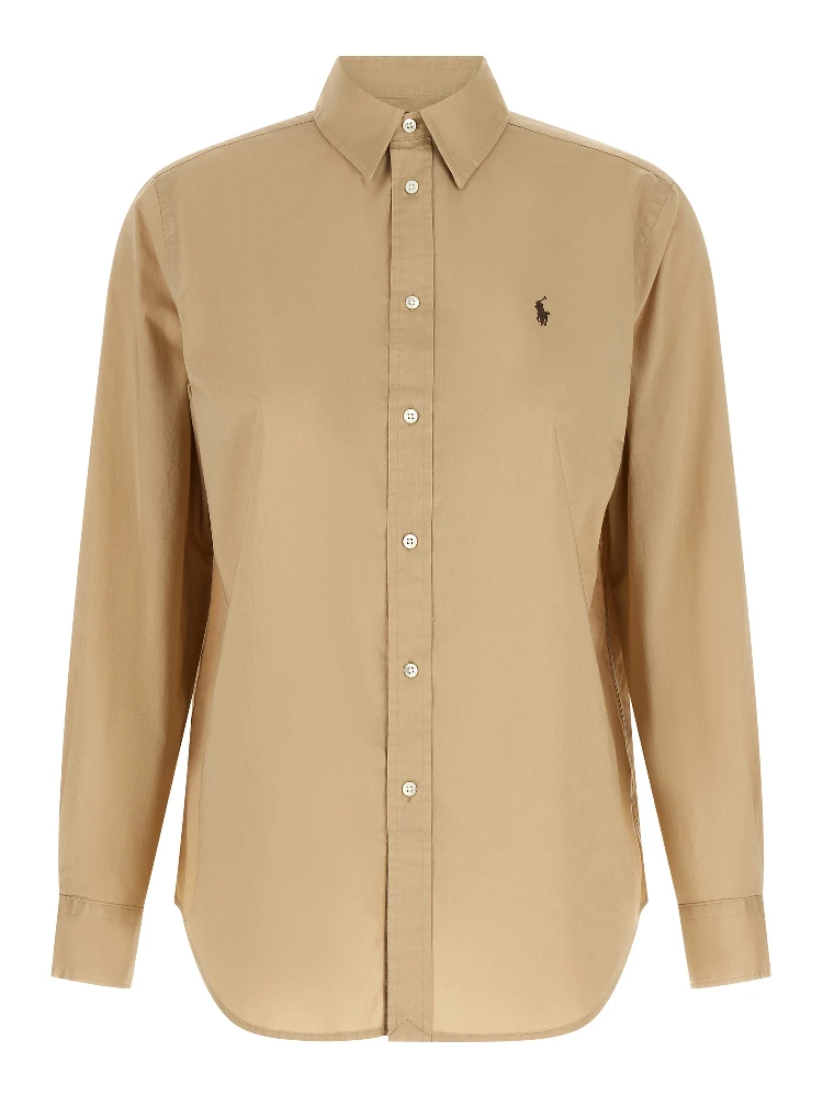 Beige Cotton Blouse